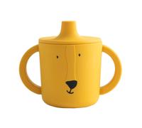 Trixie - Mr Lion Sippy Cup - 4m+ - 100% Food Grade Silicone - Yellow