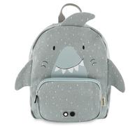 Trixie Backpack - Mr. Shark- School Bag Water Repellent - Backpack for Child - Small Gym Bag - Grey