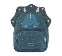 Trixie Mr. Triceratops Kids Backpack with Chest Strap | Water-repellent backpack with padded straps, chest closure & name tag