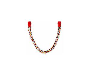 Trixie Multi-colour Rope Perch, 66cm x 18mm - Perch Bird Flexible Sizes - perch rope trixie bird flexible sizes cockatiels 66cm