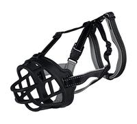 TRIXIE Muzzle Flex muzzle, Rubber, M, black