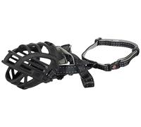 TRIXIE Muzzle Flex muzzle, Rubber, S, black
