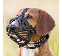 Trixie Dog Muzzle Rubber Flex With Adjustable Forehead and Neck Straps 6 Sizes
