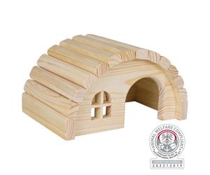 Trixie Nail-Free Pine Wooden House for Small Animals - 19 x 11 x 13cm