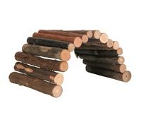 Trixie Natural Living Bridge, 22 x 10cm - Bridge Hamster Toy Wooden Mice 10cm - bridge trixie natural hamster toy 22 living wooden mice 10 cm gerbil