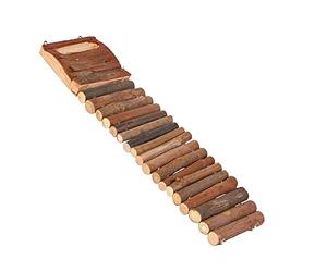 Trixie Natural Living Hamster Ladder with 7 Rungs, 27 Centimeter, Wood color may vary