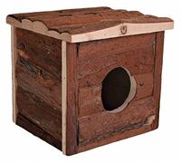 Trixie Natural Wood House Jerrik for Small Animals - 15 x 14 x 13cm