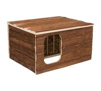 Trixie Natural Living House Hilke with Integrated Hay Rack, RRP 34.99 EUR, New
