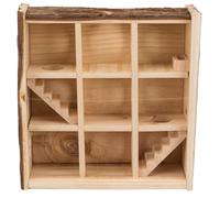 Trixie Wooden Playing Tower Natural Living for Hamsters – 30x30x10 cm