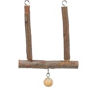 Trixie Natural Living Swinging Trapeze with Bell, 15 x 12 centimetre, Brown