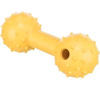 Trixie Natural Rubber Dumbbell with Bell Dog Toy - 12cm