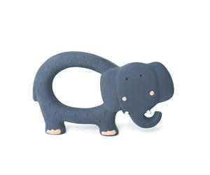 Trixie - Natural Rubber Grasping Toy - Mrs. Elephant - Teether or Bath Toy - 0m+ - 100% natural rubber