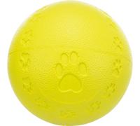 Trixie Natural Rubber Toy Dog Ball with Sound, 7 cm- Random, Green/Pink/Red/Blue