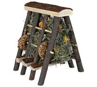 Trixie Natural Snack Hay Rack with Hay and Cereal Rings, RRP 13.49 EUR, NEW