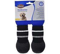 Trixie Non-Slip Socks for Dog, Black, Large/X-Large