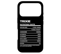 Trixie Nutrition Facts Name Case for iPhone 17 Pro