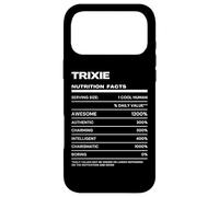 Trixie Nutrition Facts Name Case for iPhone 17 Pro Max