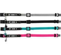 Trixie Nylon Cat Collar With Adres Bracket. - 4180 Safety Bell New My Home - cat collar 4180 safety bell new my home trixie nylon quality kitten