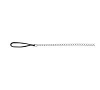 Trixie Chain lead with nylon hand loop, 1.00 m/4.0 mm, black