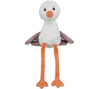 TRIXIE Ostrich Plush Toy for Dogs and Cats, Soft Recycled Material, Interactive Toy with Rustling Aluminum Wings, Cozy and Silent Companion for Smooth and Slow Play