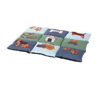 Trixie Patchwork Lying Mat Blue/Green for Dogs - 55cm