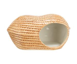 Trixie Peanut Ceramic House for Small Animals - 17x8x8cm
