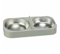 Trixie Pet Feeder White Stainless Steel Plastic 500 ml 32 x 5 x 16 cm - Brand: Trixie - EAN: 4011905243481