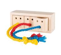Trixie Pet Products 62815 Wooden Snack Cube, 2.4 in, 6 cm, Wood