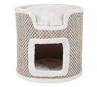 Trixie Ria Cat Tower Light Grey/Natural for Cats - 37cm