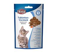 Trixie Pill Hideaway for Cats, 50 g, Supplementary Food for Cats, Can Facilitate Medication Administration, Opening for Tablets, Easily Deformed