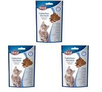 Trixie Pill Hideaway for Cats, Pack of 3, 3 x 50 g, Supplementary Feed for Cats, Can Make Drug Administration Easier, Opening for Tablets, Easily Deformed