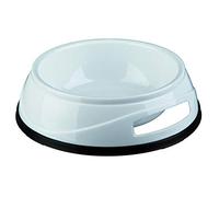 Trixie Plastic Dog Bowl with Rubber Base Ring, 20 cm Diameter Various Colours