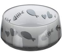 Trixie Plastic Lovely Cat Bowl, 0.3 Litre, Pack of 1(assorted colors)