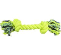 TRIXIE Play Rope for Dogs, 3273, Lime, Cotton/Polyester, 37 cm, for Fetching and Tug-of-War