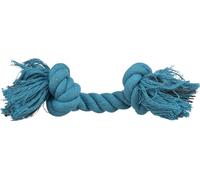 TRIXIE play rope for dogs, petrol, 20 cm, 3271, cotton mix, for fetching and tug-of-war