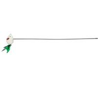 TRIXIE play stick for cats - play-stimulating catnip - with plush mouse - for hunting games - 50 cm - 4516