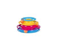 Trixie Play Tower Plastic Diameter 25 cm/13 cm - Cat Balls Toy Catch Kitten New - cat balls trixie toy catch kitten plastic new