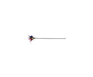 Trixie Playing Rod With Feathers, 50cm - Cat Toy Kitten Play Feathers Teaser - rod cat toy kitten play trixie playing feathers teaser flexible 50 cm