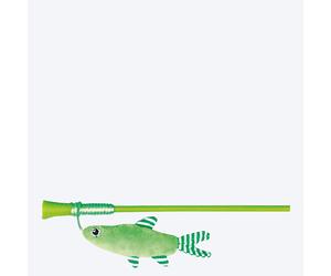 Trixie Playing Rod with Plush and Catnip Fish - 42cm