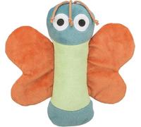 Trixie Plush Dog Toy Butterfly Shape Recycled Plush Toy Interactive Dog Toy Environmental Friendly Soft Play for Small Medium Breeds 22cm