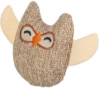 TRIXIE Plush Owl Toy For Cats, 8 Cm, Soft Cat Toy For Shared Play And Fun - 45674
