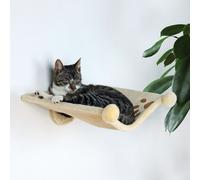 Trixie Plush Wall Mounted Cat Bed - Beige - 41 x 42 x 15 cm (L x W x H)