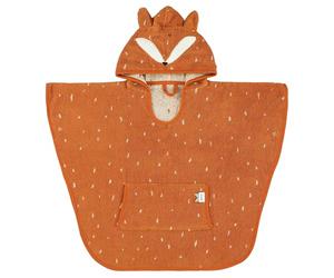Trixie Poncho - Mr. Fox - 100% Organic Cotton - Poncho for kids - Orange