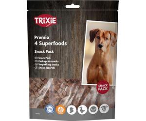 TRIXIE Premio 4 Superfoods, Chicken/Duck/Beef/Lamb, 4 x 10 G, 0.45 kg