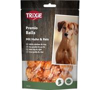 TRIXIE Premio Balls with chicken & rice - 77 % meat content - handy balls for reward during training & walks - 80 g - 31701