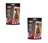 TRIXIE Premio Stripes with Duck, Double Pack, 2 x 100 g, Supplementary Feed for Dogs with High Meat Content from Duck, Rich in Important Omega-3 and Omega-6 Fatty Acids