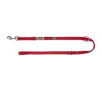 Trixie Premium Adjustable Dog Leash, X-Small/Small, Red | Sturdy lead with practical hand strap - for very small to small dogs, for a secure hold in everyday life