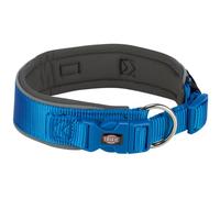 Trixie Premium Collar Extra Wide Dog Collar Royal Blue/Graphite - Large/Extra Large - 53x62cm/50mm