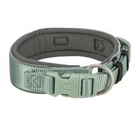 TRIXIE Premium Collar, Extra Wide, M-L, Sage/Graphite