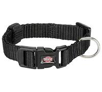 TRIXIE Premium collar, S: 25-40 cm/15 mm, black
